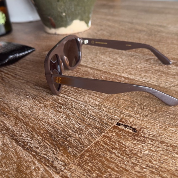 Heaven Mayhem VITTORIA GLASSES NEW - Brown Aviator Sunglasses main image 8
